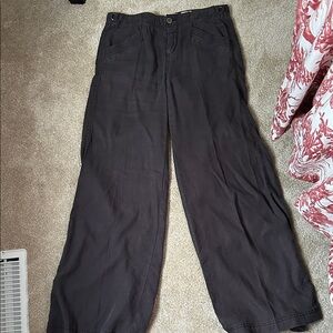 Wide Leg Gray Pants for Women